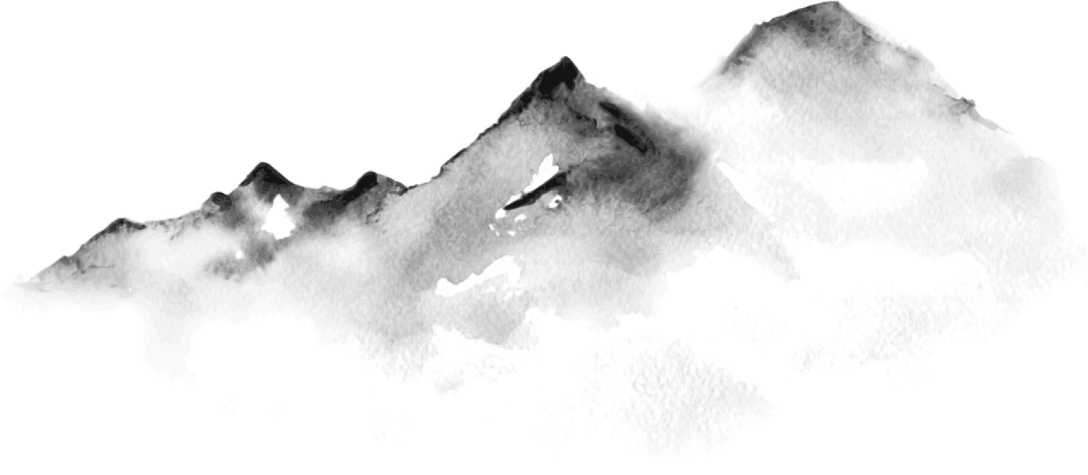 Декоративное изображение гор